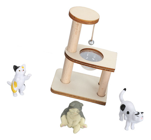 Set De Juego Con Forma De Figura De Gato, Estructura De Esca