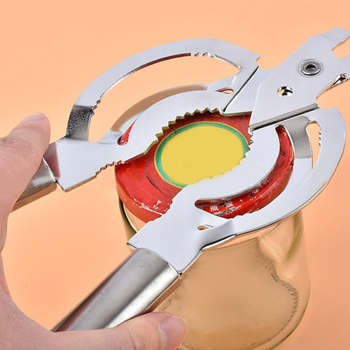 K Um Abridor De Latas Multifuncional De Aço Inoxidável Com