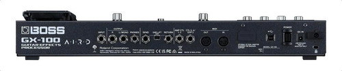 Pedal De Efecto Boss Guitar Effects Processor Gx-100 Negro Negro