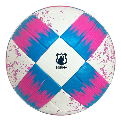 Pelota Futbol N5 Termosellada Apto Profesional Color Rosa