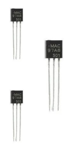 3 Unidades Tiristor Triac Mac97a6 400v 600ma