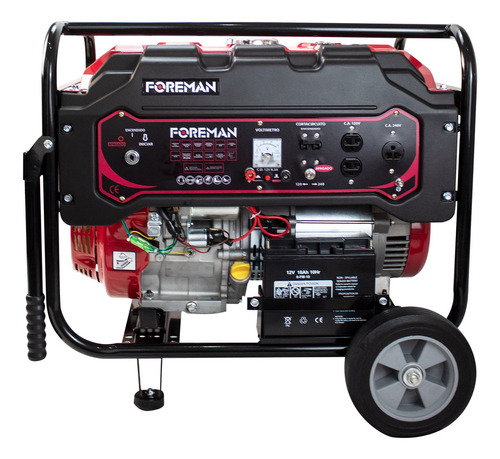 Generador Portátil A Gasolina Foreman 5kw Trifásico 120/240v