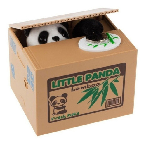 Alcancia Para Niños Roba Monedas Panda