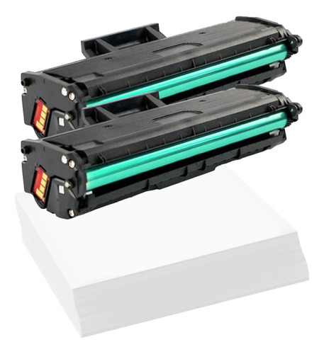 Kit X2 Toner D101 + Resma A4 Compatible Ml-2165 2160 2164