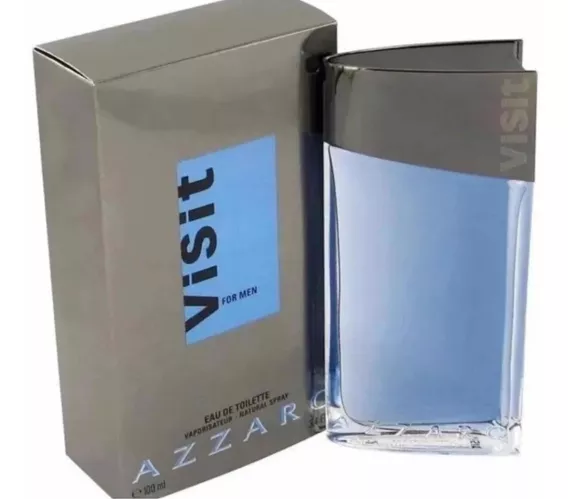 Perfume Azzaro Visit 100ml Original +amostra Sem Juros