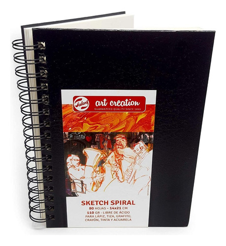 Cuaderno De Bocetos Y Dibujos 80hjs 14x21cm Art Creation