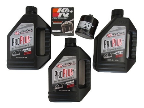 Aceite Sintetico Maxima Pro Plus Yamaha R6 Filtro K&n204 Pp