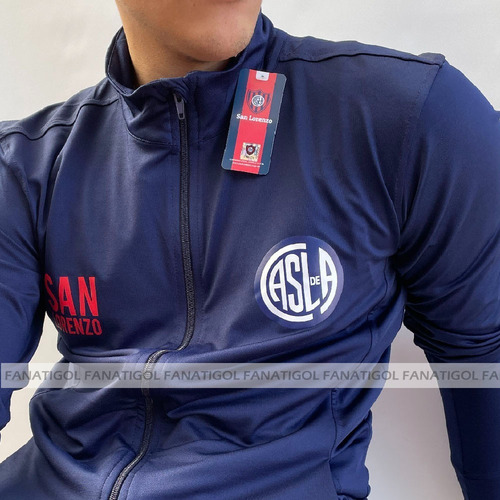 Imagen 3 de 7 de Campera Running Deportiva San Lorenzo Producto Oficial