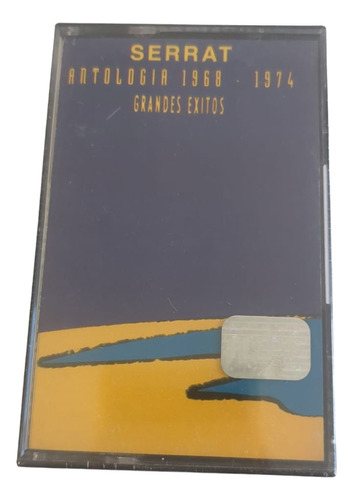 Cassette Joan Manuel Serrat Antologia 1968-1974 Supercultura