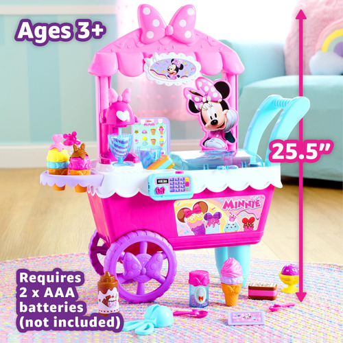 Carrinho De Sorvetes Disney Junior Minnie Mouse Sweets & Tre