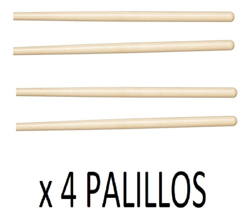  Palillos Baquetas Para Timbaleta Repique Cumbia Salsa