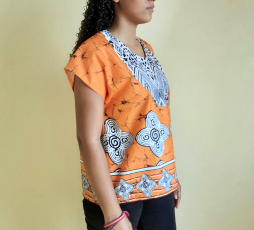 Imagem 3 de 5 de Blusa Bata Feminina Tecido Sandra