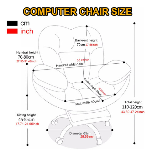 Mgljfatn Ergonomic Office Chairs Lazy Sofa Recliner Chair