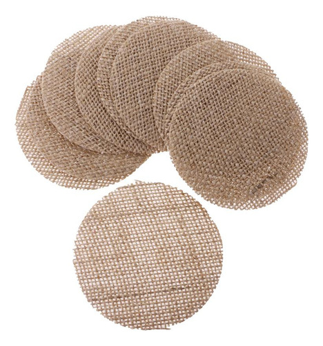Conjunto De 10 Tapetes De Yute Para Decoración Del Hogar