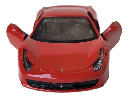 Ferrari 458 Italia Burago 1/32 Abre Puertas Metal 