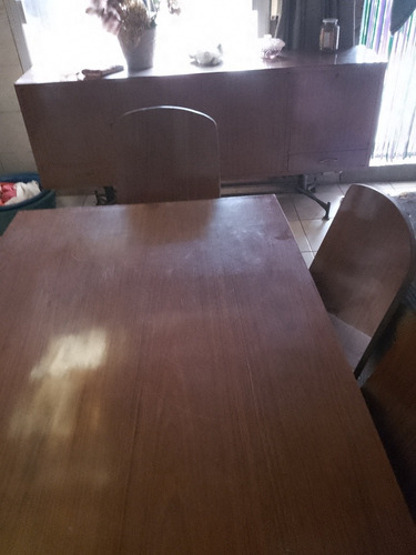 Juego De Comedor Carmica 6 Sillas Con Bargueño