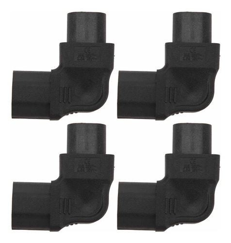 Adaptador De Corriente De 90 Grados, 4 Piezas Iec320 C8 A C1