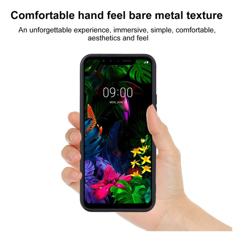 Z Capa De Telefone Tpu Preta Para LG G8s Thinq