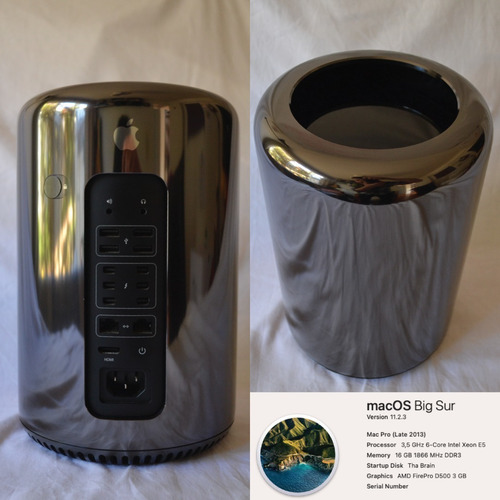 Mac Pro 6-core (late 2013) Tubo (Usado)