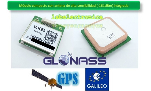 Módulo Posicionamiento Global Gps + Glonass + Galileo Ttl