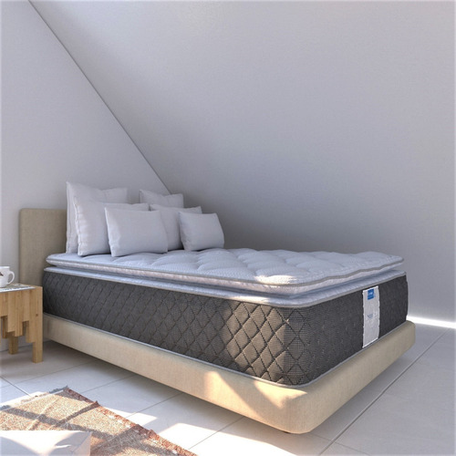 Imagen 4 de 9 de Colchón Restonic Queen Size Euro Top Ortopedico Worry Free Envio Gratis