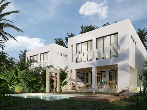 Proyecto De Villas En Punta Cana Moderna