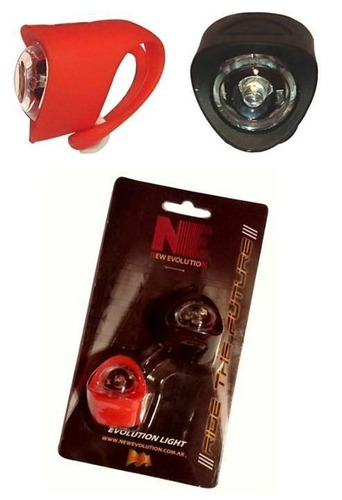 Kit Luces Bicicleta Delantera Trasera New Evolution Ne-705