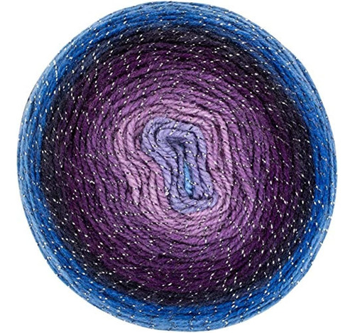 Red Heart Roll With It Sparkle Yarn, Amethyst