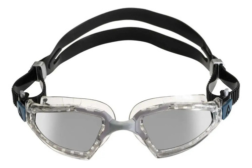 Goggles Natacion Aqua Sphere Kayenne Pro Mirror Performance Color Negrosilver Titanium Mirrored Lens Clear/grey Ep3040010mls/192160