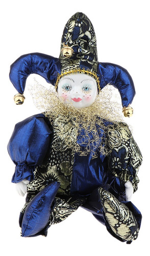 Muñeca Del Arlequín De La Muñeca Del Payaso Del Pie Que