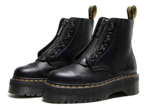 Vacuno Dr.martens Martin Plataforma De Piel Natural De Botas