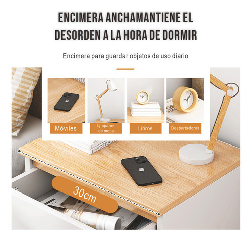 . Mesita De Noche Moderna Con Almacenaje Buro For Recamara