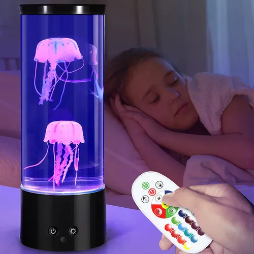 Lámpara Led De Lava De Medusas, Luces De Tanque De Peces D.