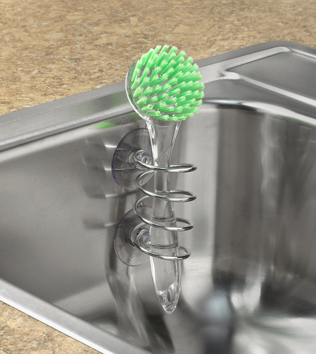 Spectrum 010591041092 Spiral Suction Sink Organizer Chrome