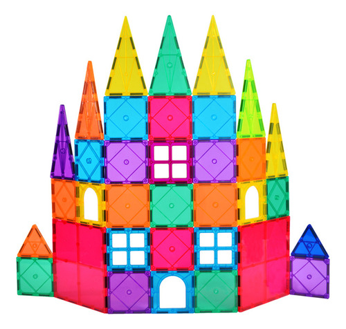 Imán Educativo Colorido Para Niños Building Block Toy