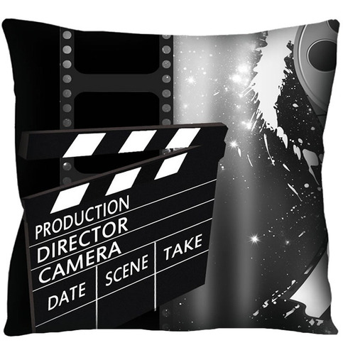 Imagem 9 de 9 de Quadros Para Sala Cinema Retrô 7 Peças + 4 Capas De Almofada