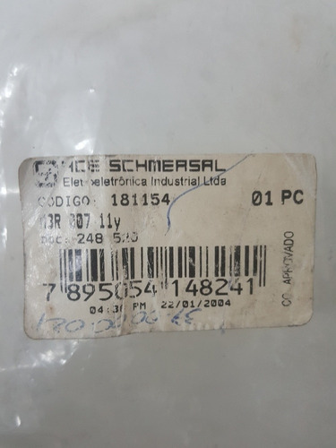 Chave Fim De Curso Schmersal M3r-007-11y