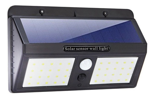 Lampara Solar Led De Pared Con Sensor De Movimiento 40 Leds