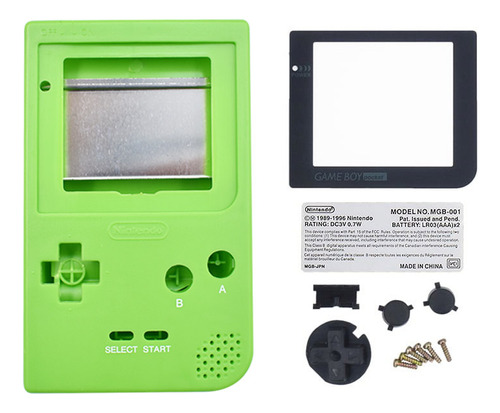 Carcasa Para Game Boy Pocket (gbp) Verde Claro (sólido)