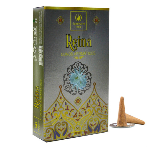 Conos Premium Aromaticos India X 1 Unidad Fragancia Reina De La Noche