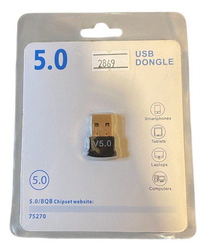 Adaptador Receptor Bluetooth 5.0 Para Pc