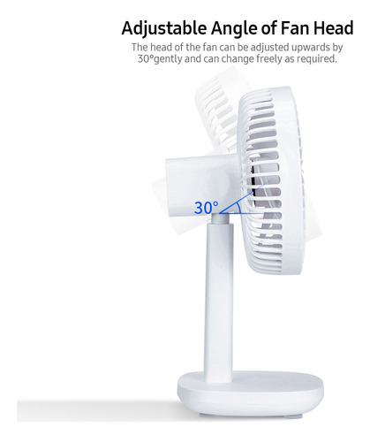 Pj Soporte De Ventilador F6 Para Escritorio, Sacudiendo Y