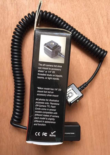 Nikon Cable De Extensión De Flash Ttl, Pearstone 2metros (Usado)