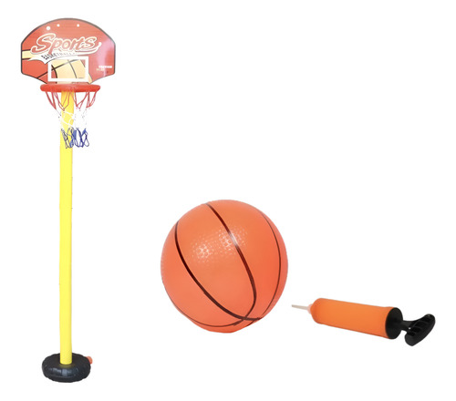 Juego Tablero Canasta De Basketball Plástico Con Balón Niños
