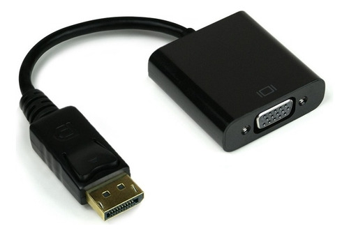 Cable Adaptador Display Port Macho A Vga Hembra Gk Color Neg