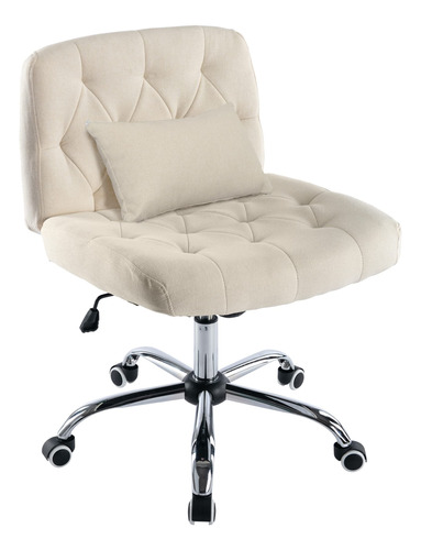 Imenting Silla De Escritorio Con Asiento Ancho Sin Brazos, .