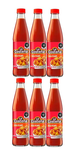 6 Salsas Picantes La Costeña 140ml Cada Una