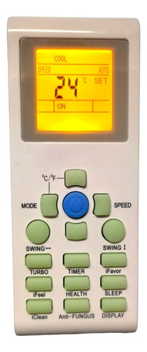 Control-remoto-minisplit York Ykr-p/001e Para-marca-hisense