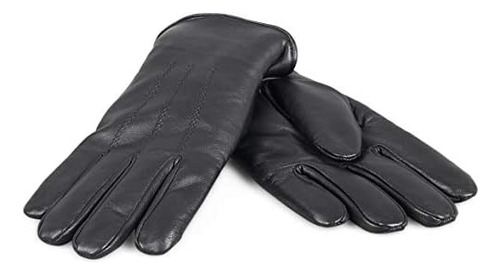 Zavelio Guantes De Cuero Forrados De Piel De Oveja Premium P