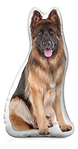 Almohada Personalizada De Perro Pastor Alemán, Diseñada En 3